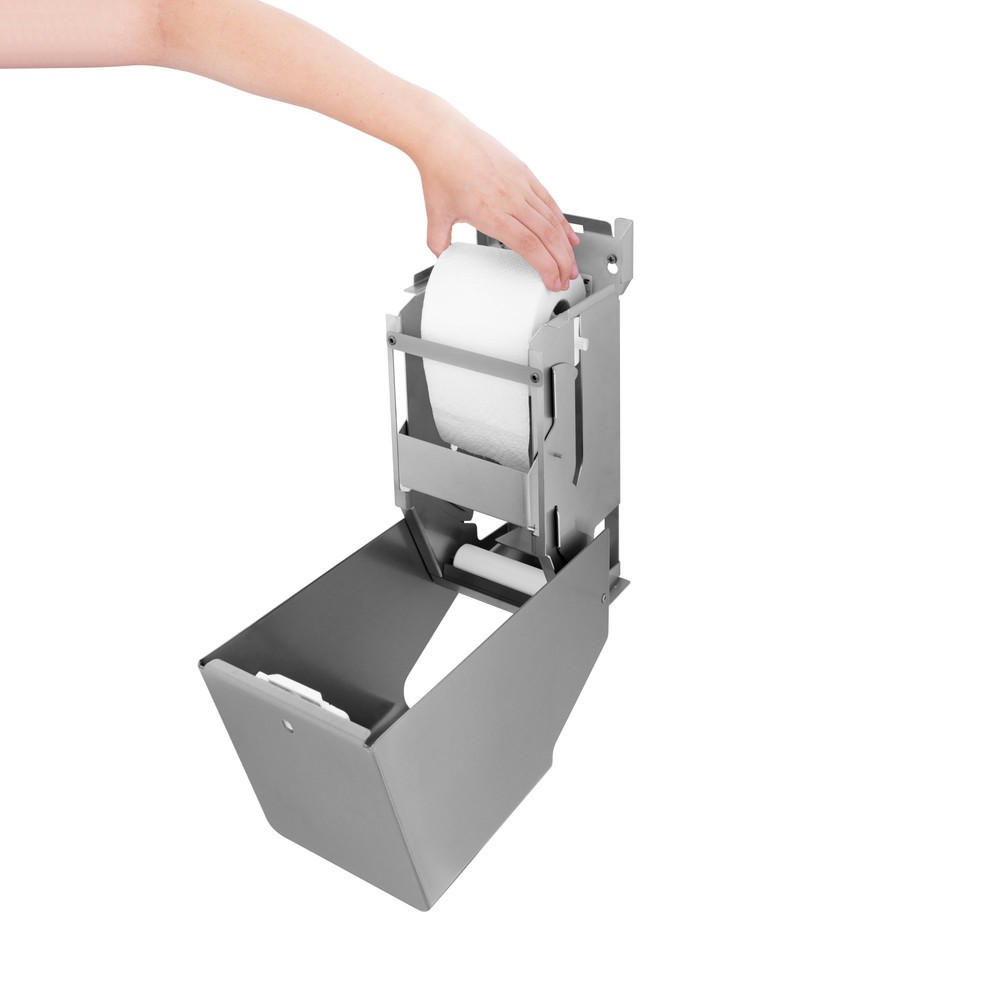 Produktabbildung Nr. 3: Air-Wolf WC-Papierspender für 2 Haushaltsrollen Edelstahl gebürstet