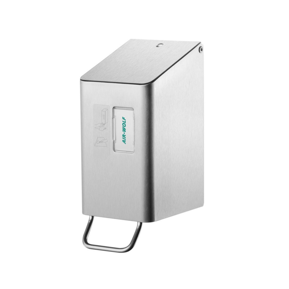 Produktabbildung: Air-Wolf WC-Sitzreiniger für 250 ml Flächendesinfektionsmittel Edelstahl gebürstet