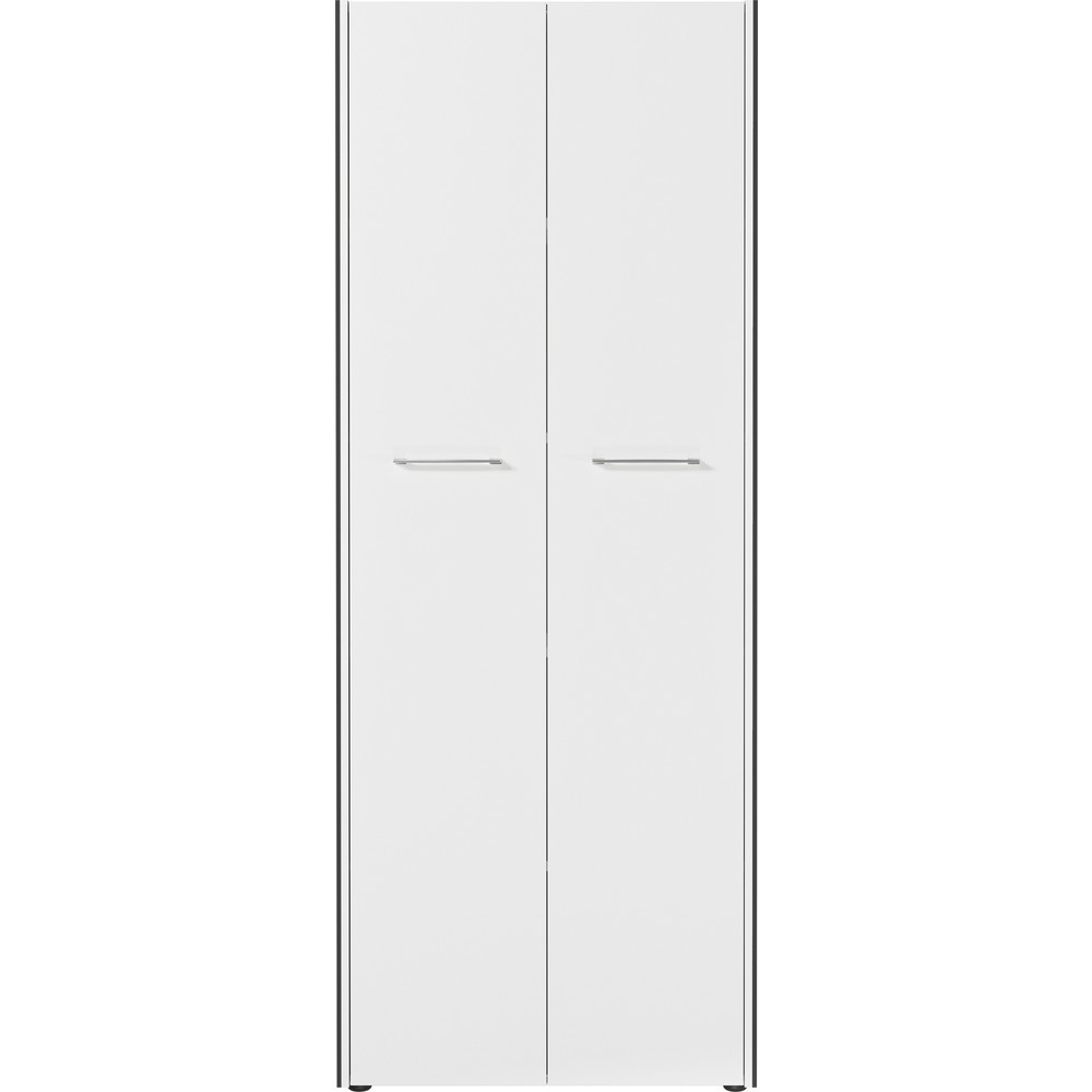 Produktabbildung Nr. 4: Aktenschrank PASADENA, 2 Flügeltüren, Höhe 1.960 mm, Breite 750 mm, Graphit/Weiß