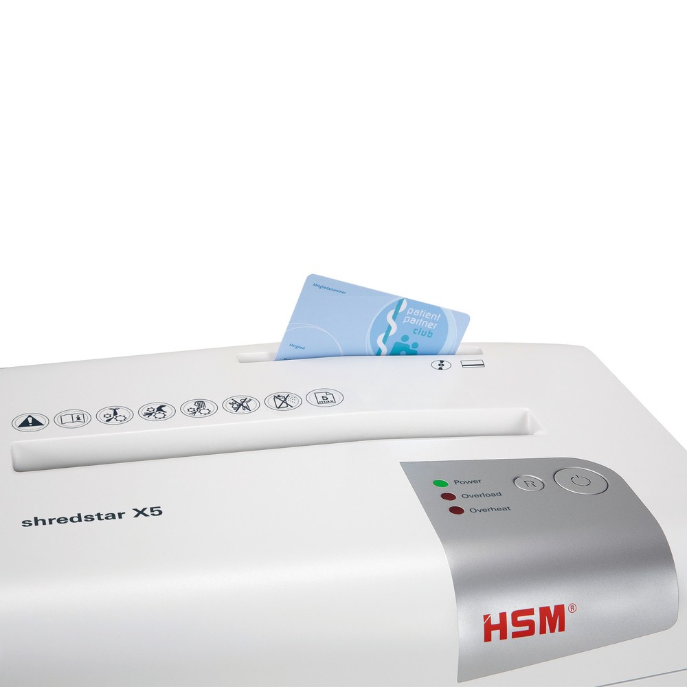 Produktabbildung Nr. 2: HSM® Aktenvernichter shredstar X5, Partikelschnitt, 4,5 x 30 mm