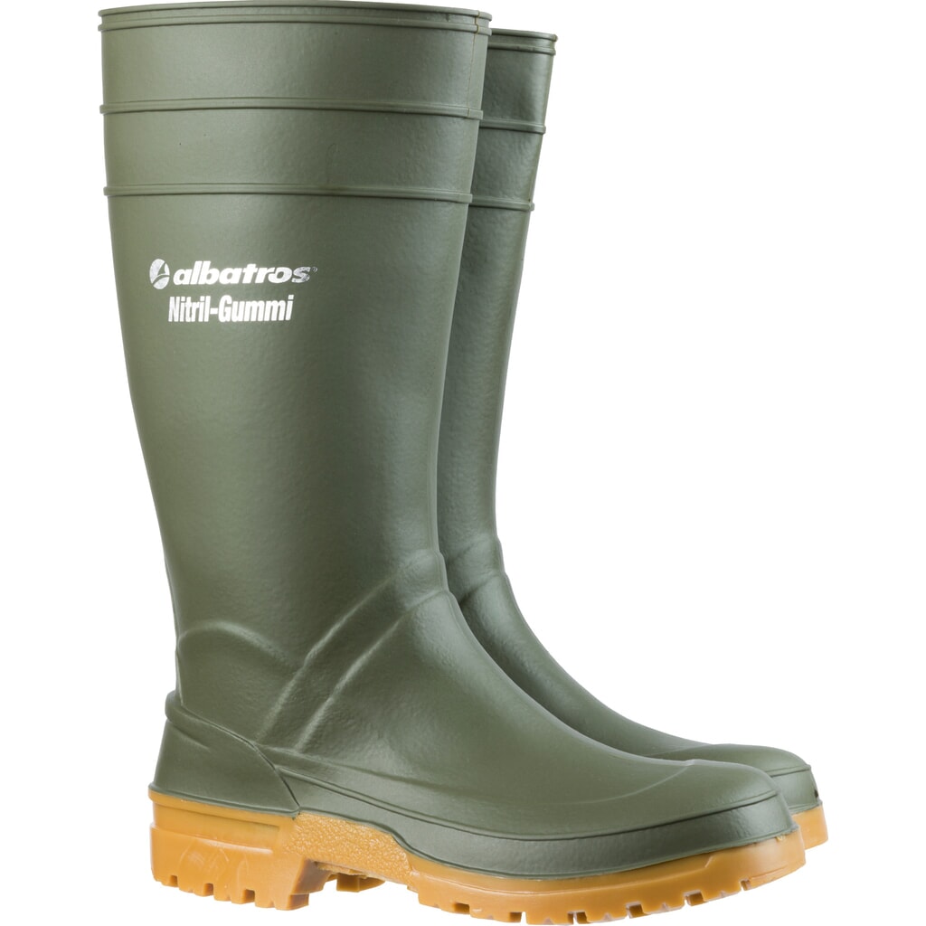 albatros GUARDIAN HIGH GREEN Nitrilgummistiefel Größe 41, grün Produktabbildung: albatros GUARDIAN HIGH GREEN Nitrilgummistiefel Größe 41, grün