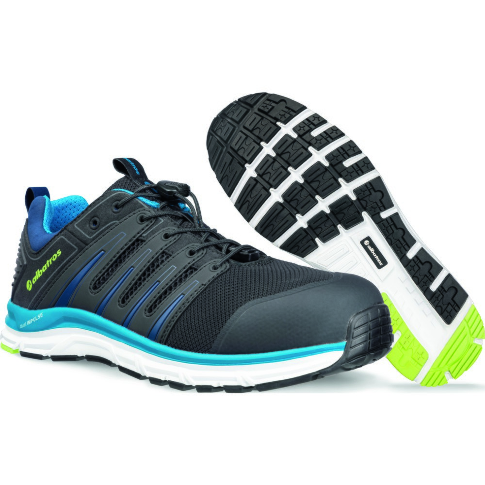 Produktabbildung Nr. 2: albatros Sicherheitshalbschuh BREEZE IMPULSE LOW S1P ESD HRO SRA Größe 39, schwarz-blau