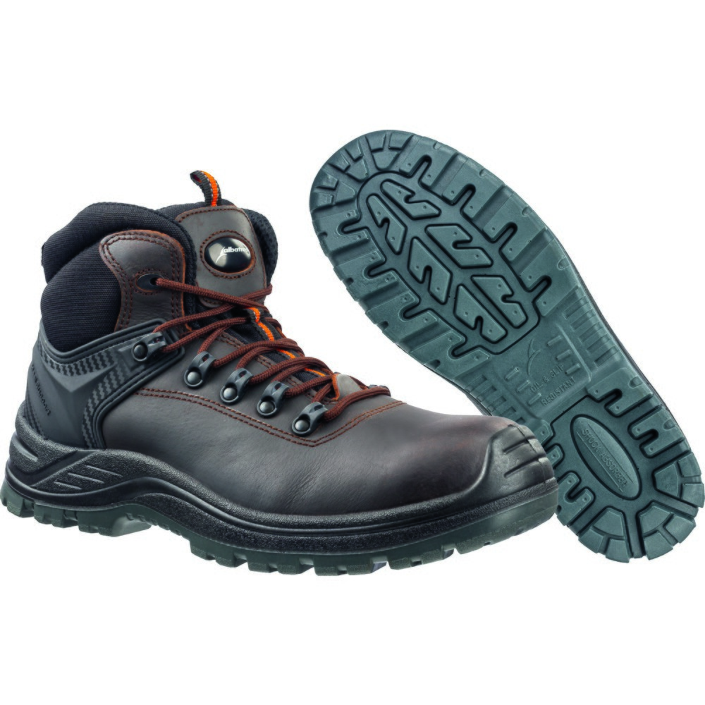 Produktabbildung Nr. 2: albatros Sicherheitsstiefel ENDURANCE MID S3 SRC Größe 44, braun/schwarz