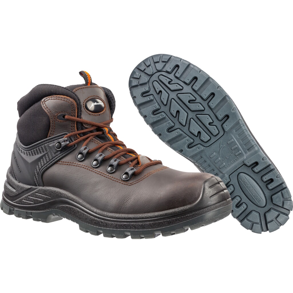 Produktabbildung Nr. 2: albatros Sicherheitsstiefel ENDURANCE MID S3 SRC Größe 39, braun/schwarz