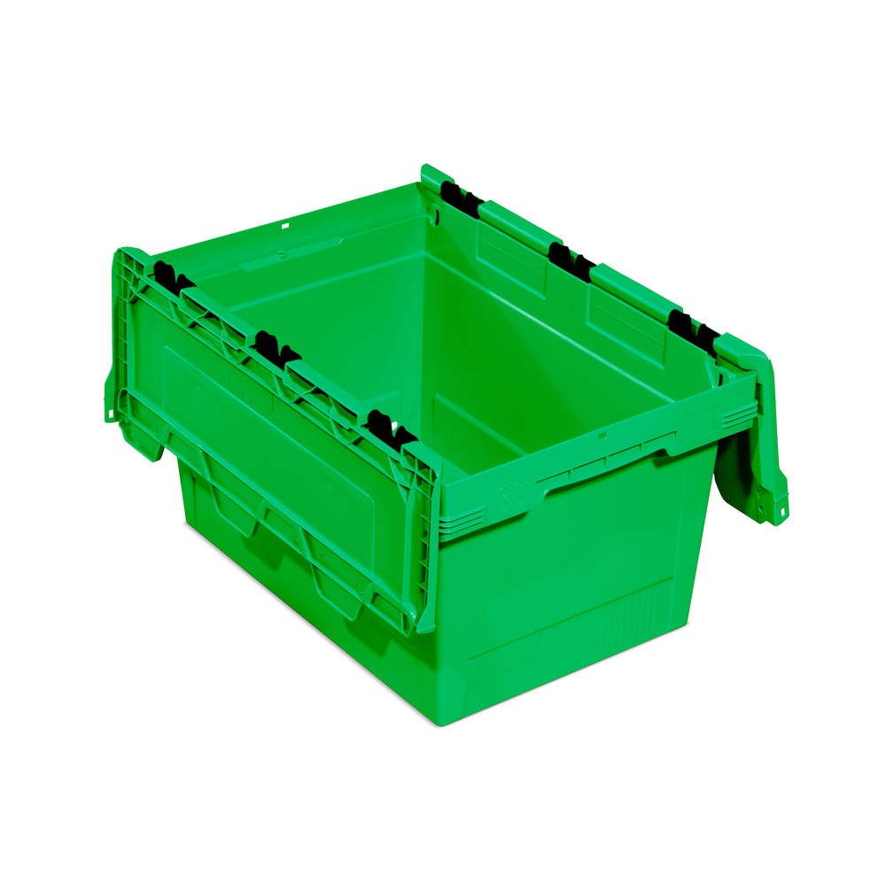 Produktabbildung: Allit Eurobox, aus PP, HxBxT 349 x 600 x 400 mm, 58 Liter, grün