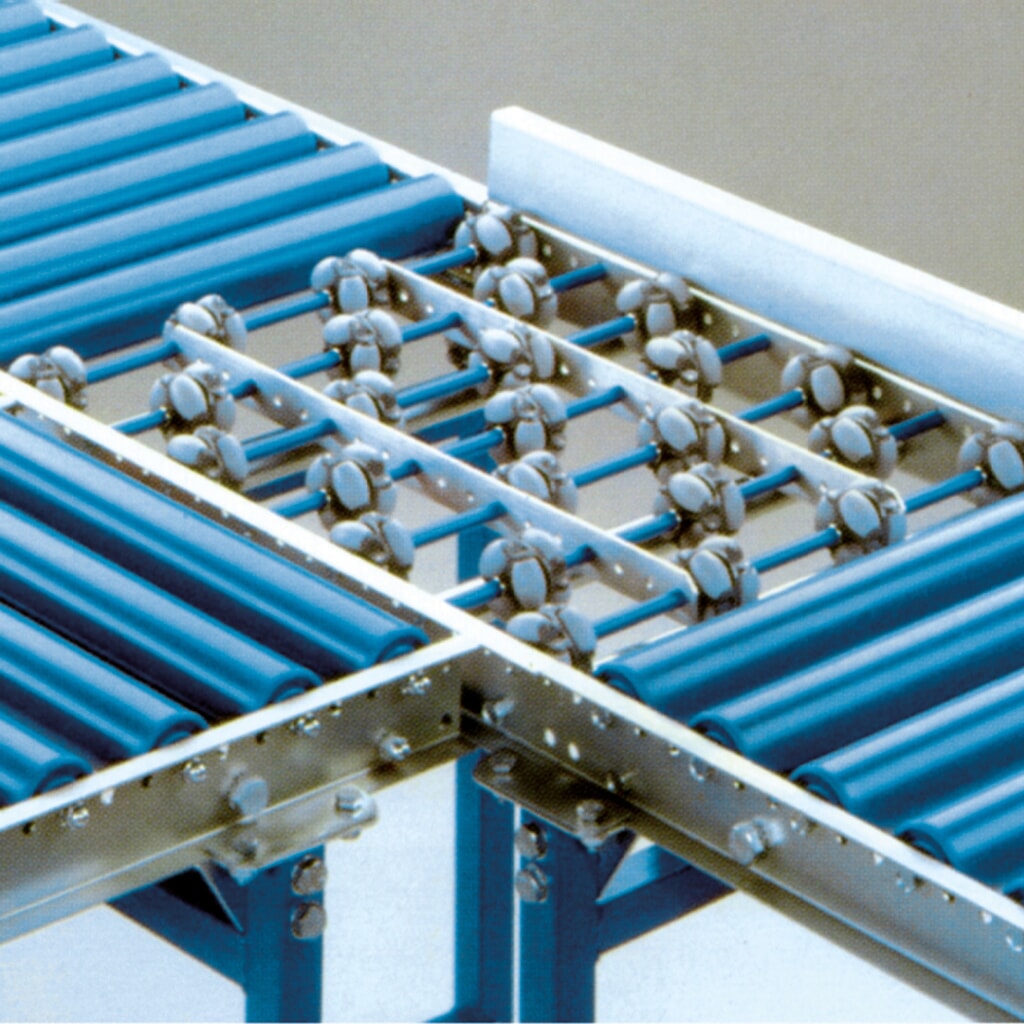 BLUME Allseiten-Röllchenbahn, LxB 500 x 400 mm, Teilung 100 mm Produktabbildung Nr. 2: BLUME Allseiten-Röllchenbahn, LxB 500 x 400 mm, Teilung 100 mm