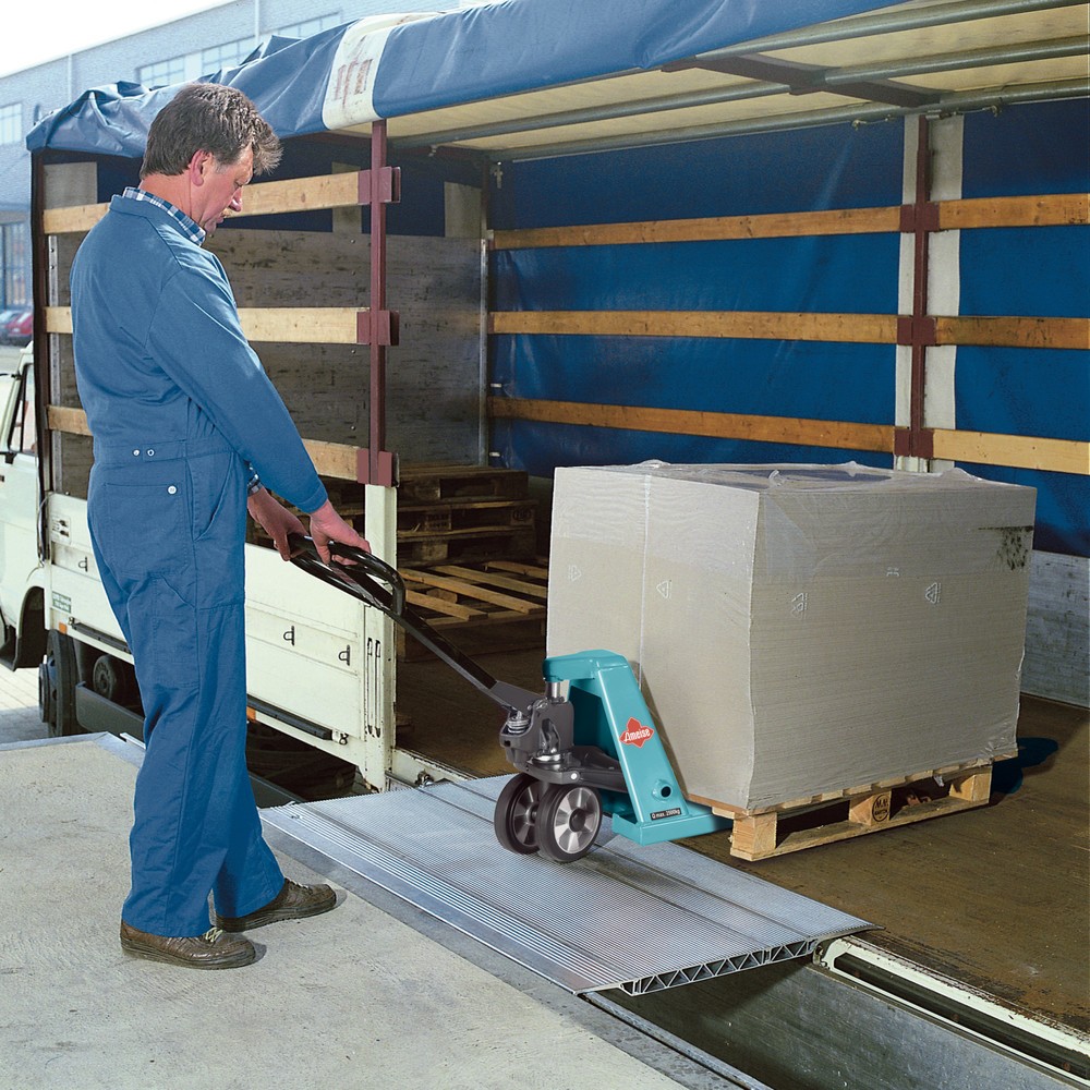 Produktabbildung: Altec Klappbrücke, mit manueller Fallsicherung, TK 4.000 kg, BxL 1.500 x 410 mm
