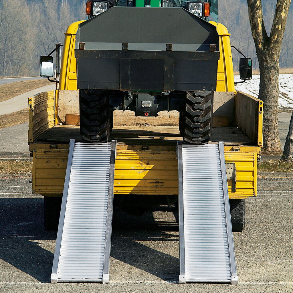 Produktabbildung: Altec Schwerlast-Verladeschienen AVS, ohne Rand, für mittelschwere Ladegüter, Tragkraft/Paar 2.620 kg, LxB 1.620 x 305 mm