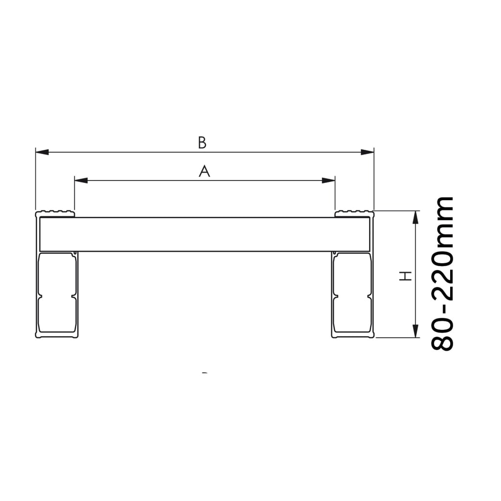 Produktabbildung Nr. 7: Altec Verladeschienen AVS mit Sprossen, ohne Rand, Tragkraft/Paar 1.660 kg, LxB 2.340 x 245 mm