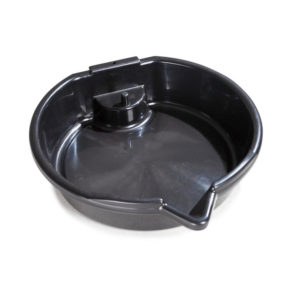 Produktabbildung Nr. 6: Denios Altöl-Auffangwanne aus Kunststoff, rund, offen, mit Ablage, 8 l