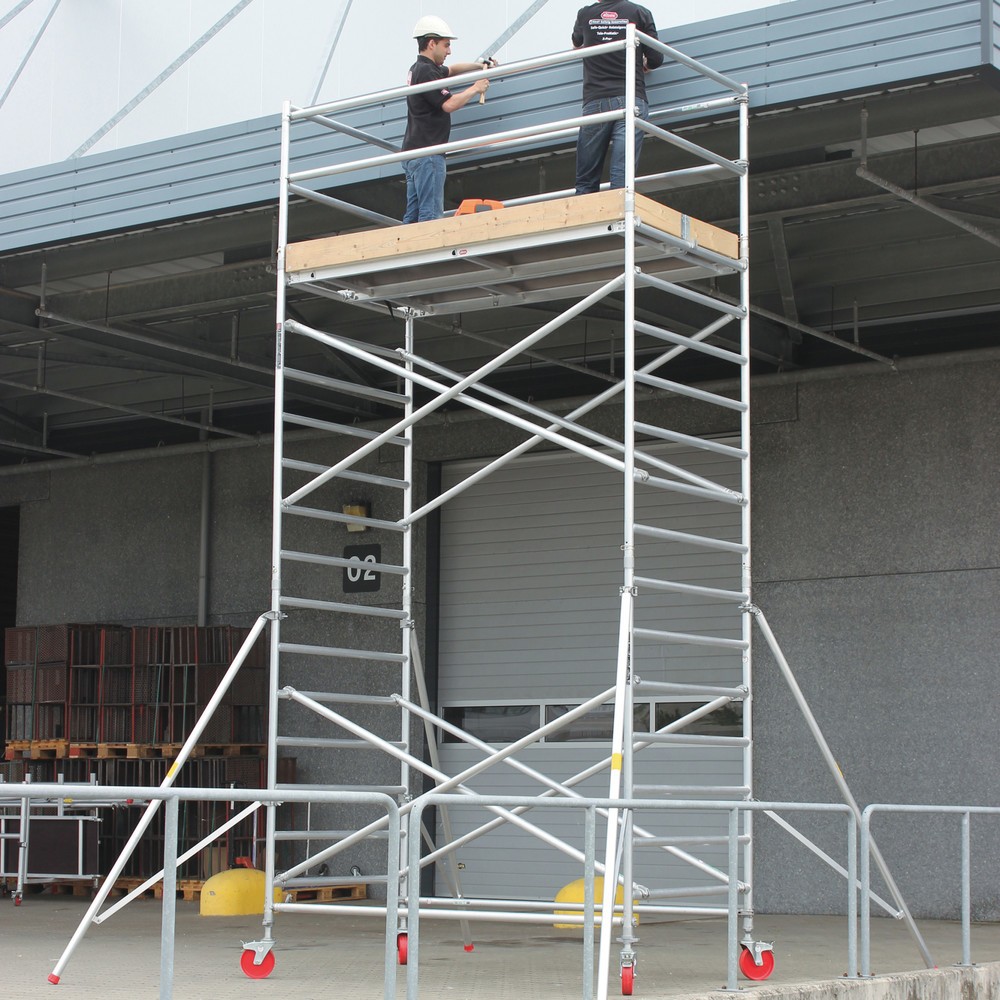 Produktabbildung: altrex Alu-Fahrgerüst Professional, Plattform 1,35 x 2,45 m, Standhöhe 4,20 m