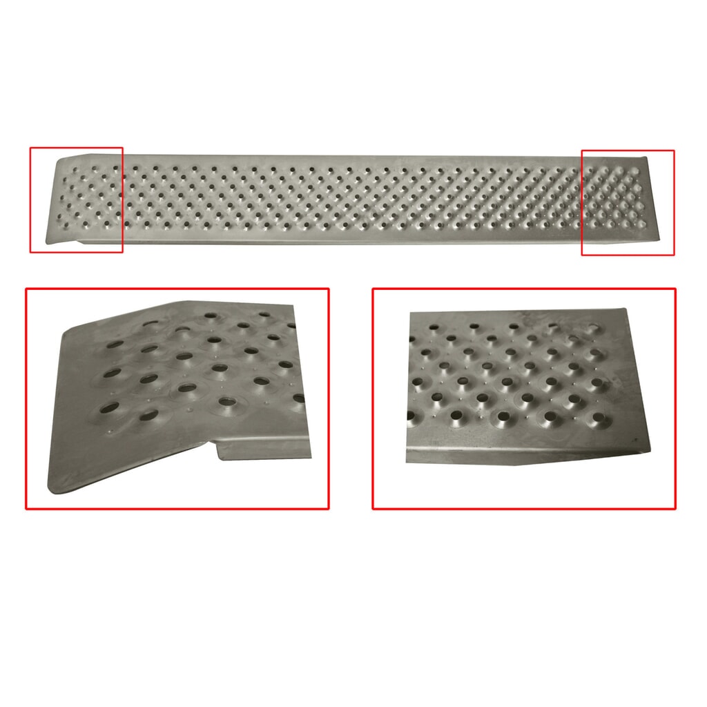 Verladeschienen, mit Ladeflächen-Auflage, Tragkraft/Paar 360 kg, LxB 1.500 x 210 mm Produktabbildung Nr. 3: Verladeschienen, mit Ladeflächen-Auflage, Tragkraft/Paar 360 kg, LxB 1.500 x 210 mm