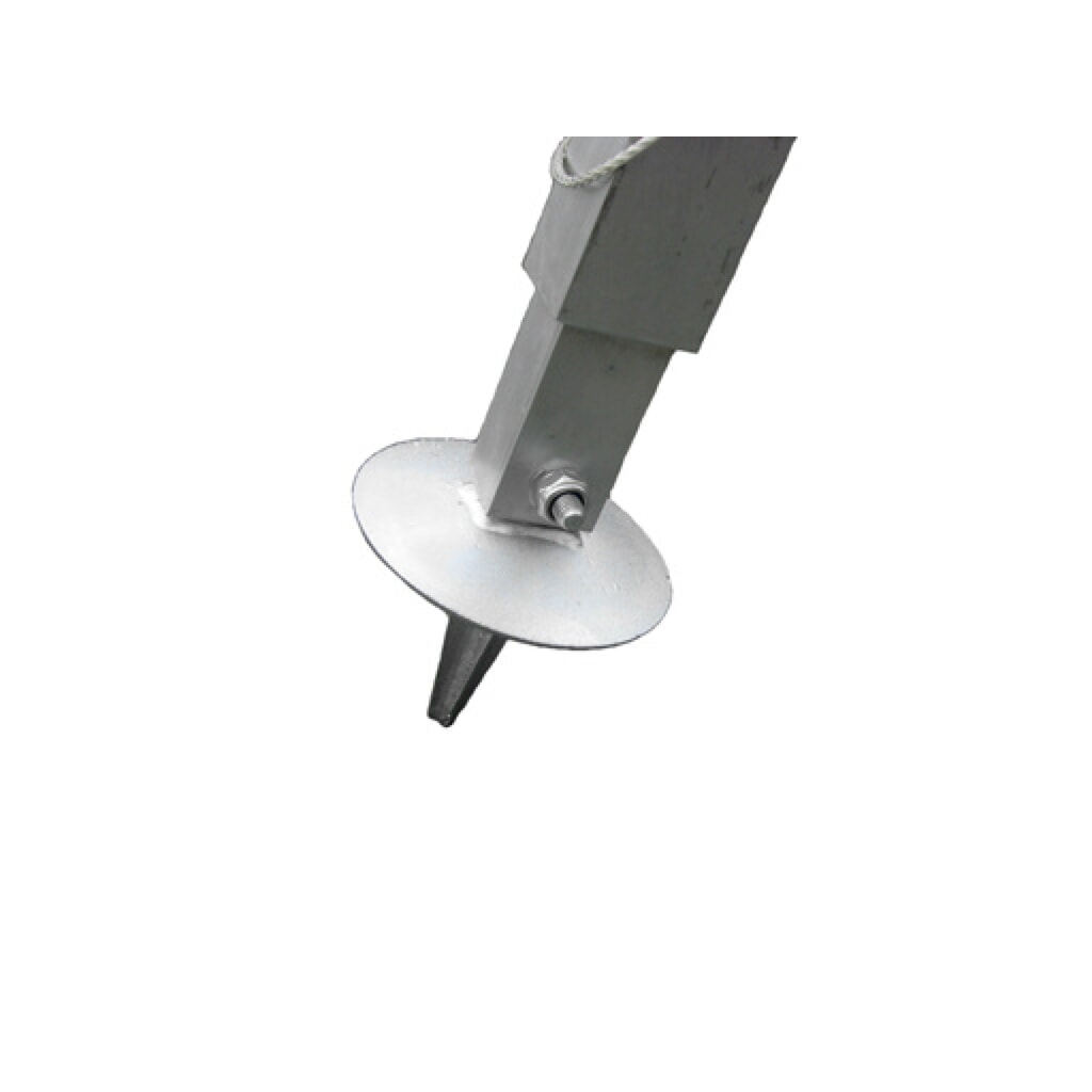 Alu-Dreibock D-500/EN795, Stützenlänge min./max. 1.500/2.500 mm, TK 500 kg, inkl. Gummiplatten u. Sicherungskette Produktabbildung Nr. 2: Alu-Dreibock D-500/EN795, Stützenlänge min./max. 1.500/2.500 mm, TK 500 kg, inkl. Gummiplatten u. Sicherungskette