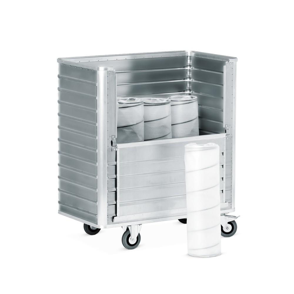 Produktabbildung Nr. 3: Alu-Kastenwagen mit halb abklappbarer Wand, 355 Liter