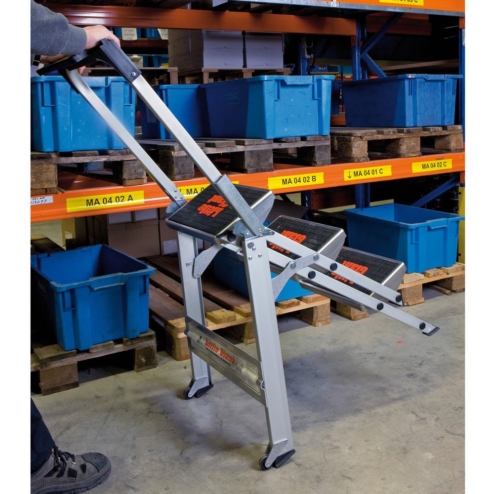 Produktabbildung Nr. 4: Aluminium Leiter Brenta, 1-seitig, 2 Stufen