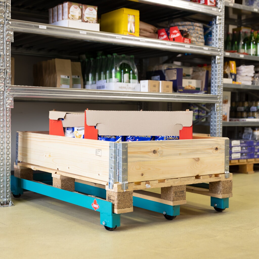 Ameise® Paletten-Fahrgestell, Tragkraft 1.000 kg Produktabbildung Nr. 4: Ameise® Paletten-Fahrgestell, Tragkraft 1.000 kg