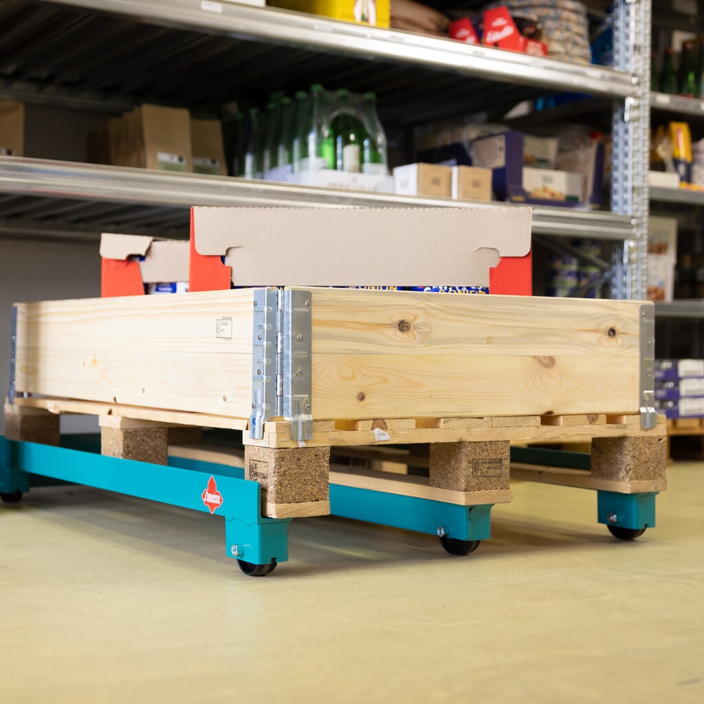 Ameise® Paletten-Fahrgestell, Tragkraft 1.000 kg Produktabbildung Nr. 6: Ameise® Paletten-Fahrgestell, Tragkraft 1.000 kg