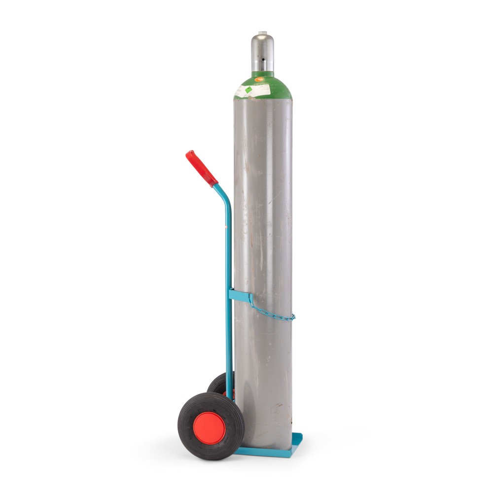 Produktabbildung Nr. 8: Ameise® Stahlflaschenkarre, für 1 Flasche à 20-50 Liter, Luft-Bereifung