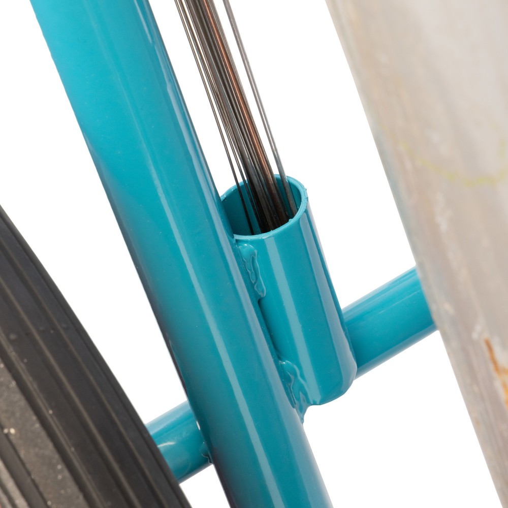 Produktabbildung Nr. 10: Ameise® Stahlflaschenkarre, für 2 Flaschen à 40-50 Liter, Stützrad, Luft-Bereifung