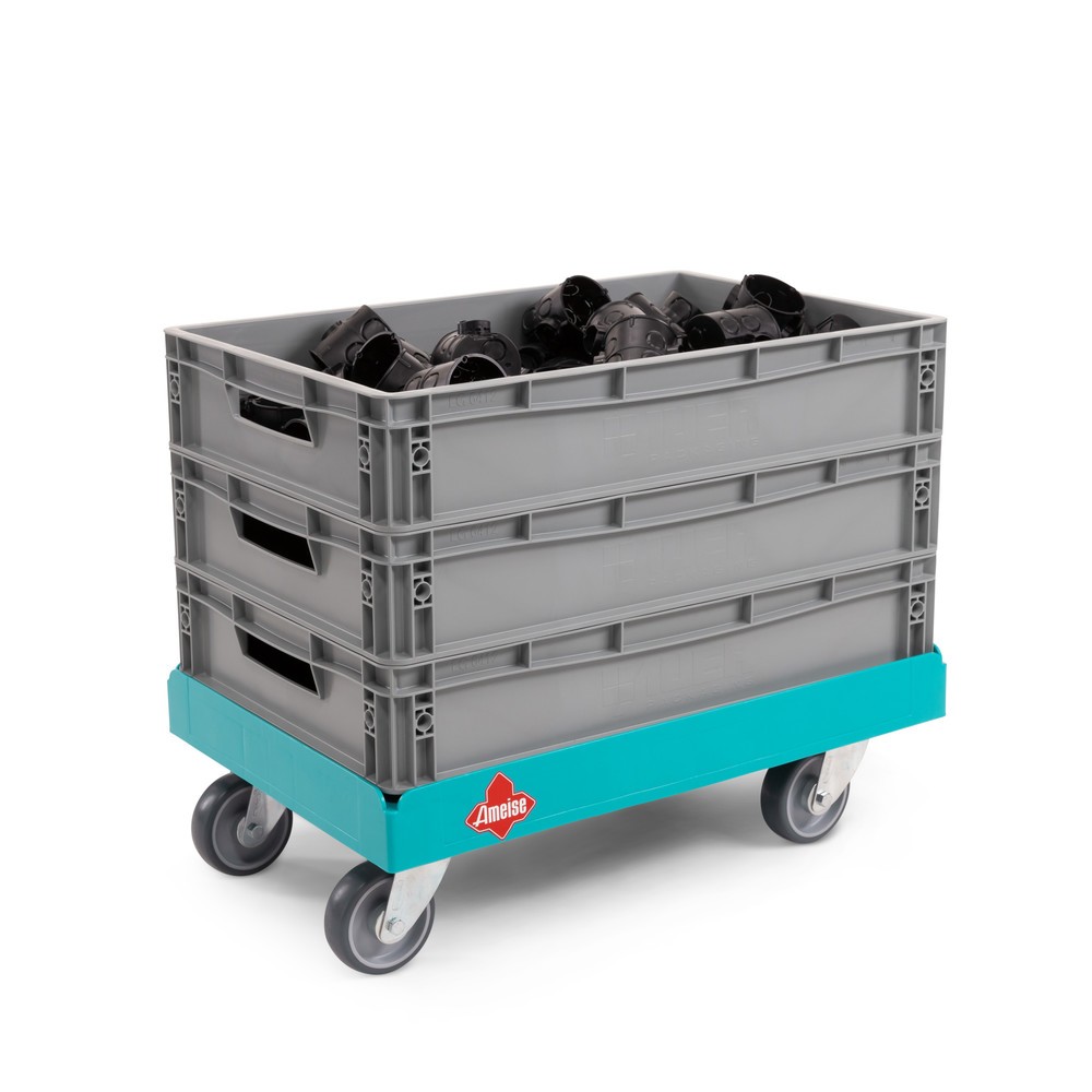 Produktabbildung Nr. 2: Ameise® Transportroller Dolly A-TR1, für Euro-Stapelbehälter BxT 400 x 600 mm, Tragkraft 300 kg