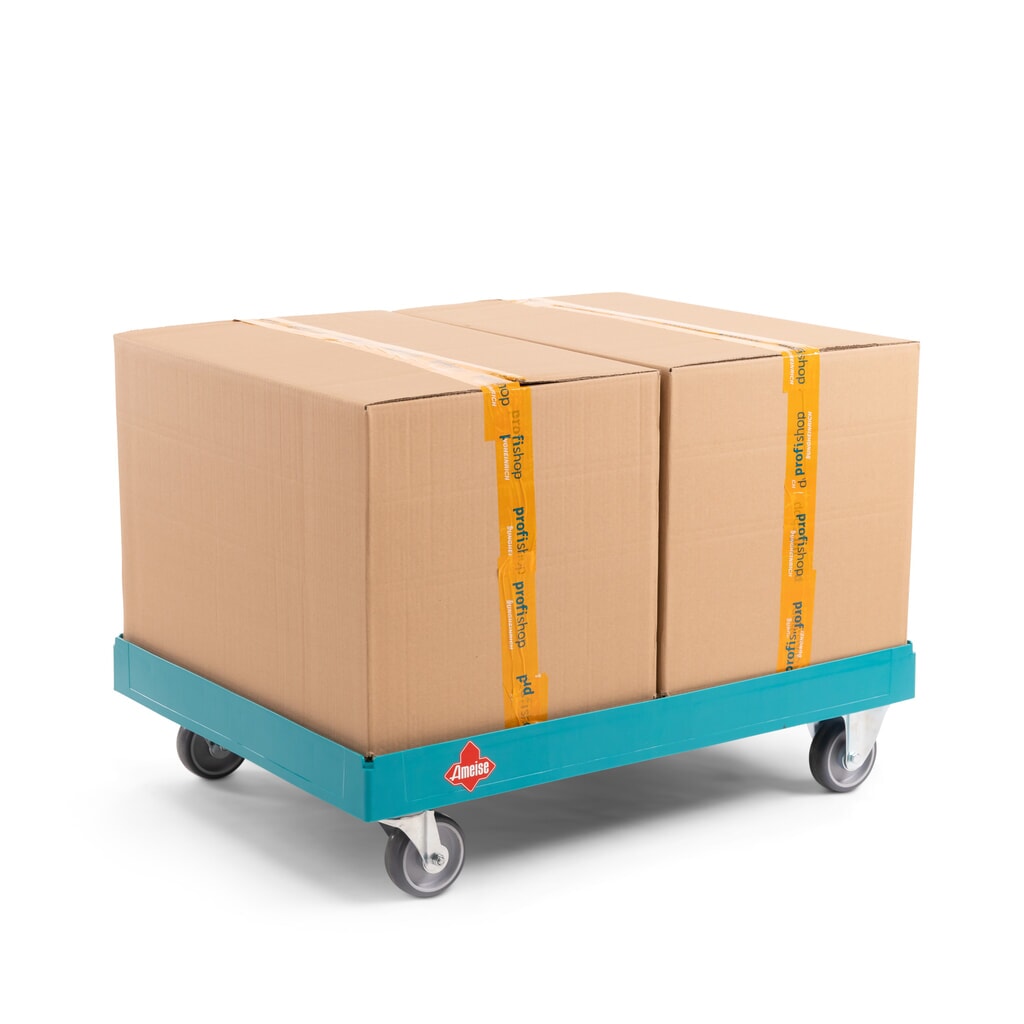 Ameise® Transportroller Dolly A-TR1, für Euro-Stapelbehälter BxT 600 x 800 mm, Tragkraft 300 kg Produktabbildung Nr. 2: Ameise® Transportroller Dolly A-TR1, für Euro-Stapelbehälter BxT 600 x 800 mm, Tragkraft 300 kg