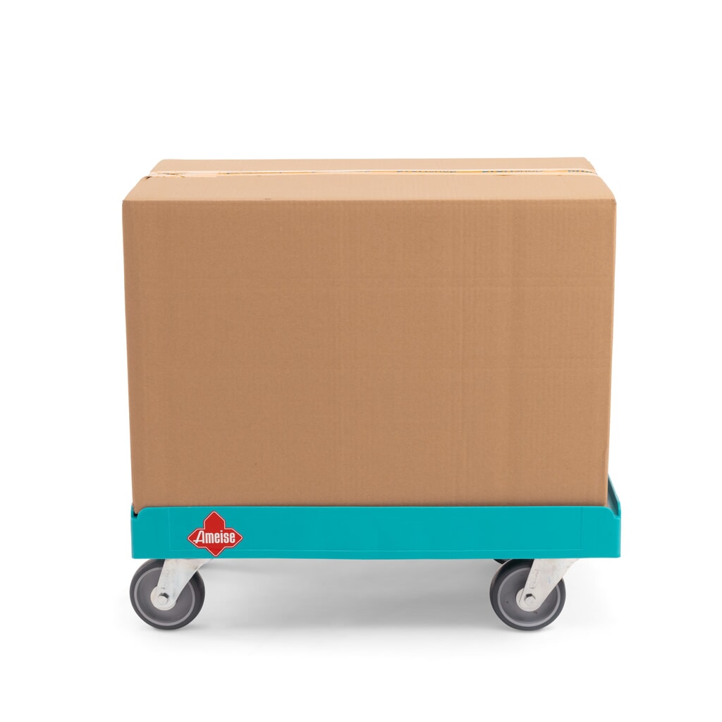Ameise® Transportroller Dolly A-TR1, für Euro-Stapelbehälter BxT 400 x 600 mm, Tragkraft 300 kg Produktabbildung Nr. 4: Ameise® Transportroller Dolly A-TR1, für Euro-Stapelbehälter BxT 400 x 600 mm, Tragkraft 300 kg