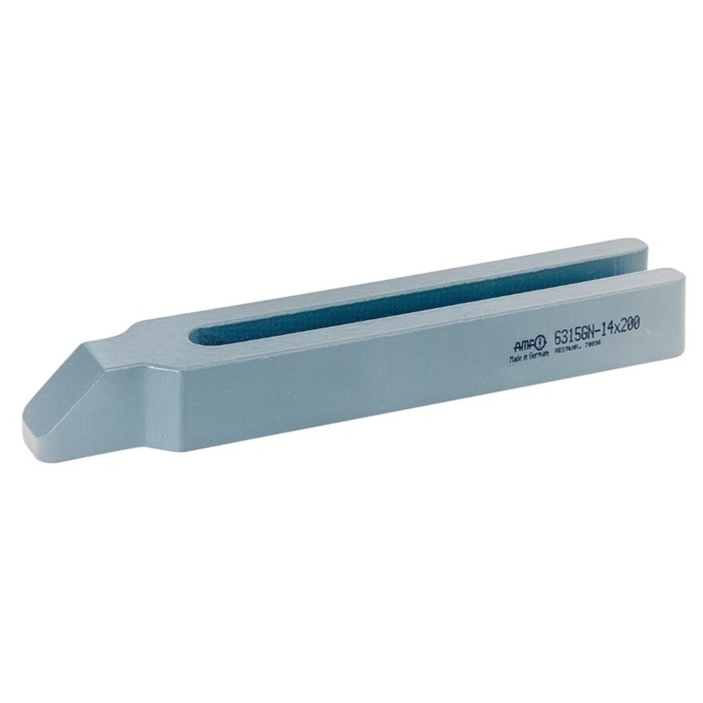 Produktabbildung: AMF Gabelspanneisen Nr. 6315GN, Länge 160 mm, Schlitzbreite 14 mm, für Spannschraube M12, M14