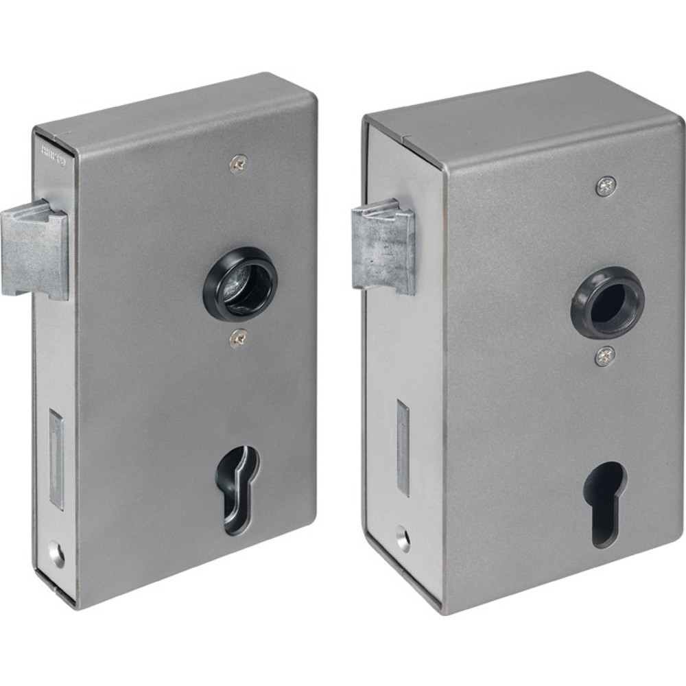 Produktabbildung: AMF Schlosskasten 140U, Maß A40xB94,5xC173 mm, DIN links / rechts, Dornmaß 60 mm