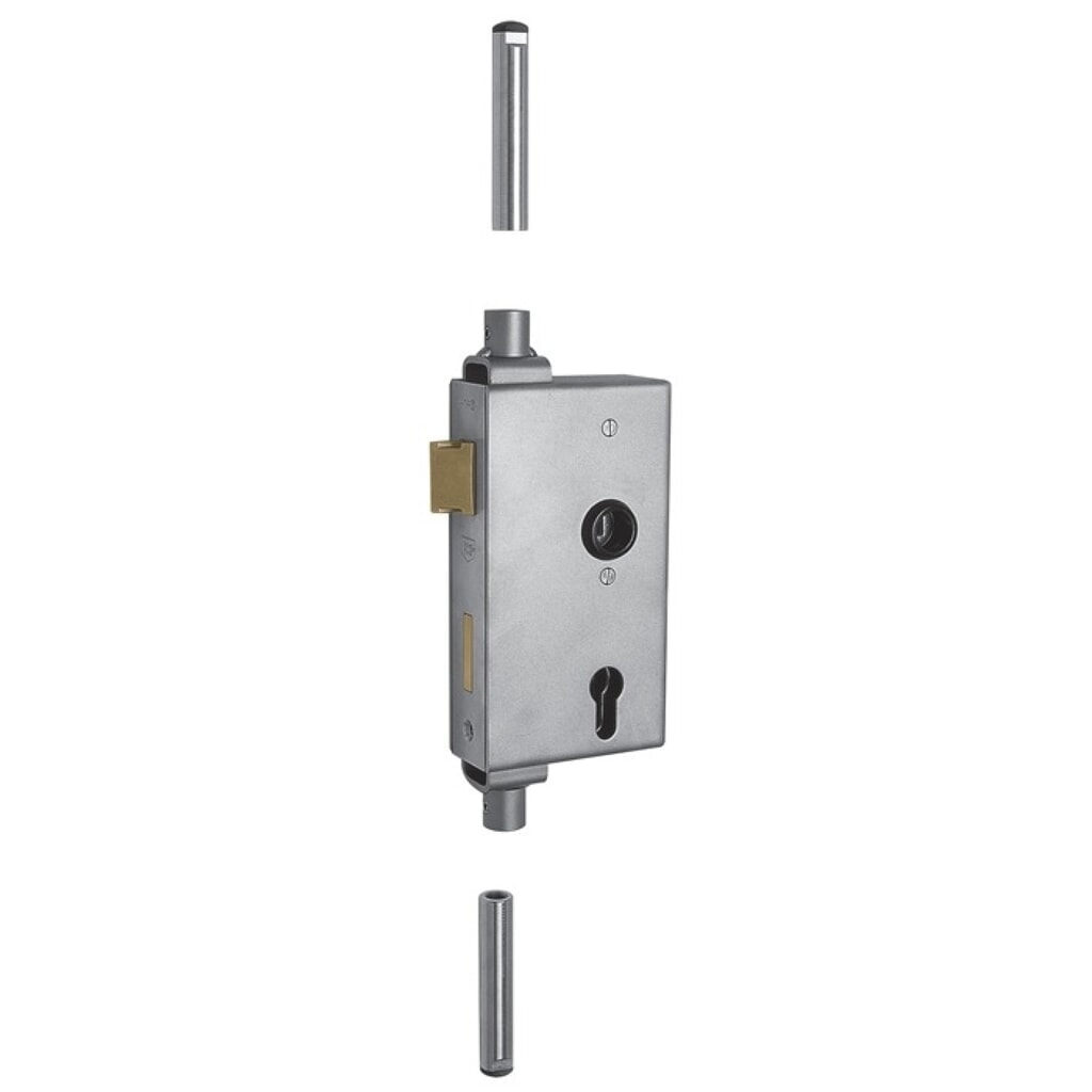 AMF Schlosskasten 140UMV, Maß A40xB94xC173 mm, DIN links / rechts, Dornmaß 60 mm Produktabbildung: AMF Schlosskasten 140UMV, Maß A40xB94xC173 mm, DIN links / rechts, Dornmaß 60 mm