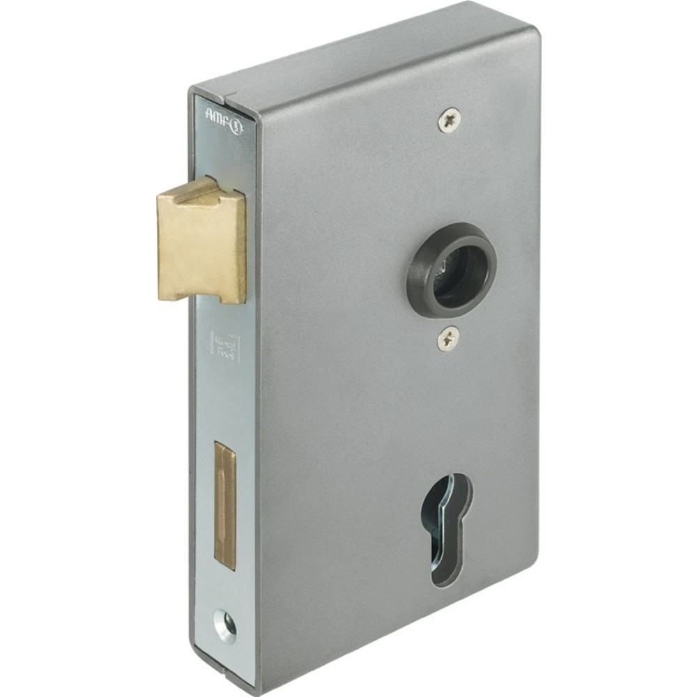 Produktabbildung: AMF Schlosskasten 140UNIG, Maß A30xB94xC172 mm, DIN links / rechts, Dornmaß 60 mm