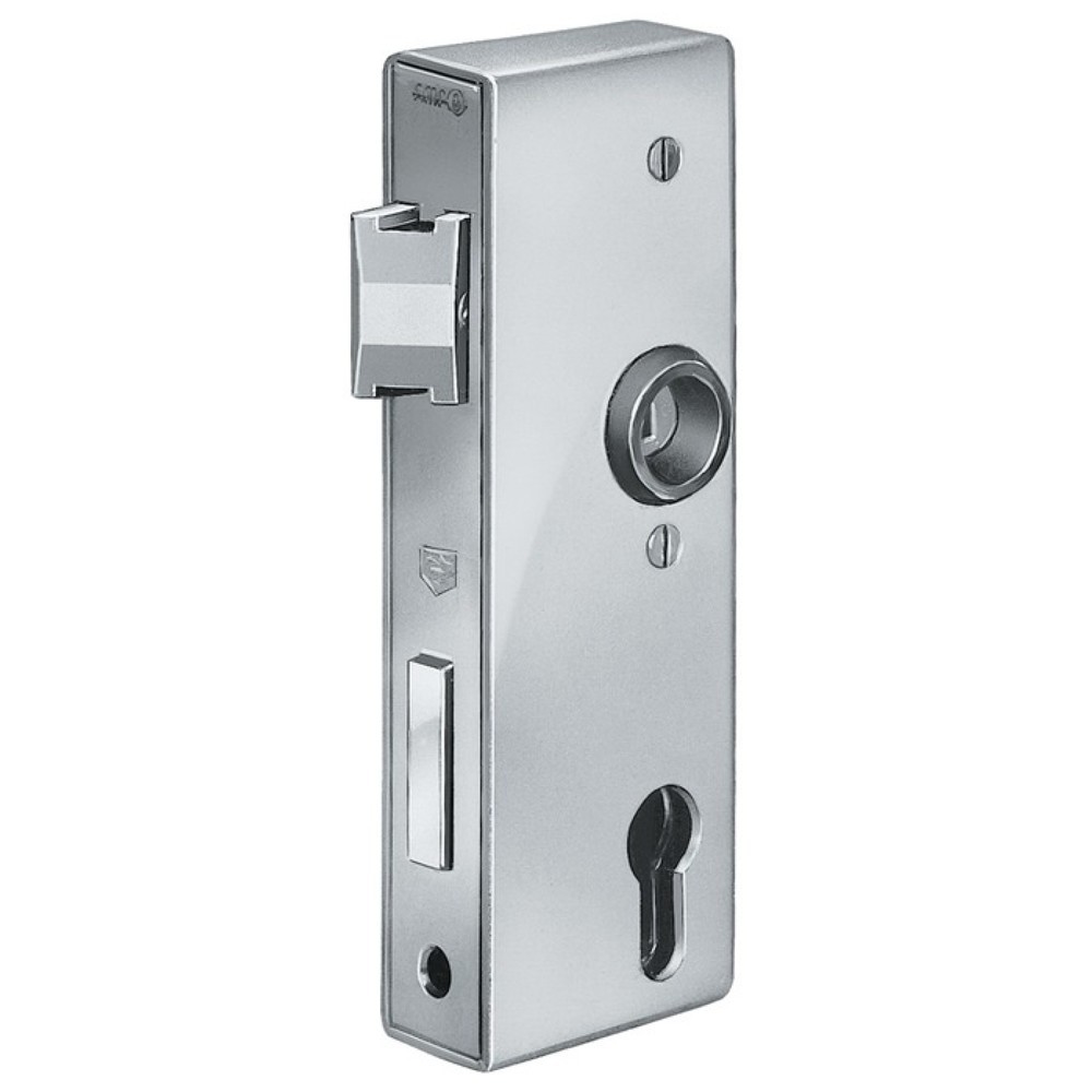 Produktabbildung: AMF Schlosskasten 141UNIG-30PZ, Maß A30xB60xC166 mm, DIN links / rechts, Dornmaß 40 mm