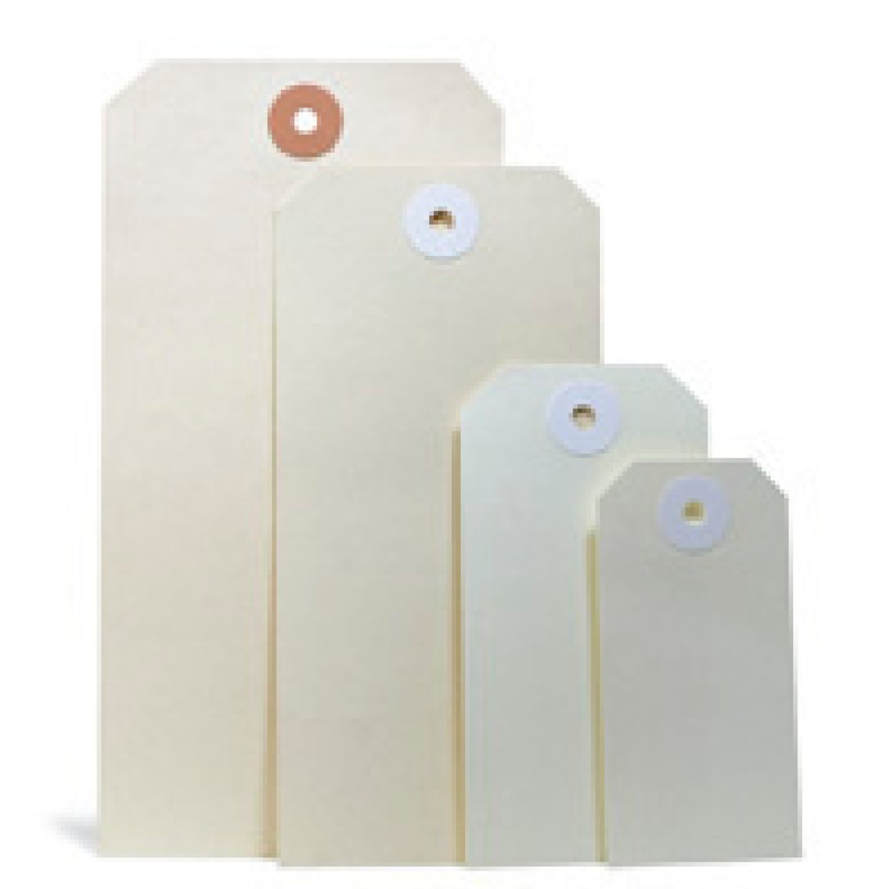 Produktabbildung: Anhänge-Etiketten, BxH 50 x 100 mm, 190 g/m², altweiß, 1.000 Stk/VE