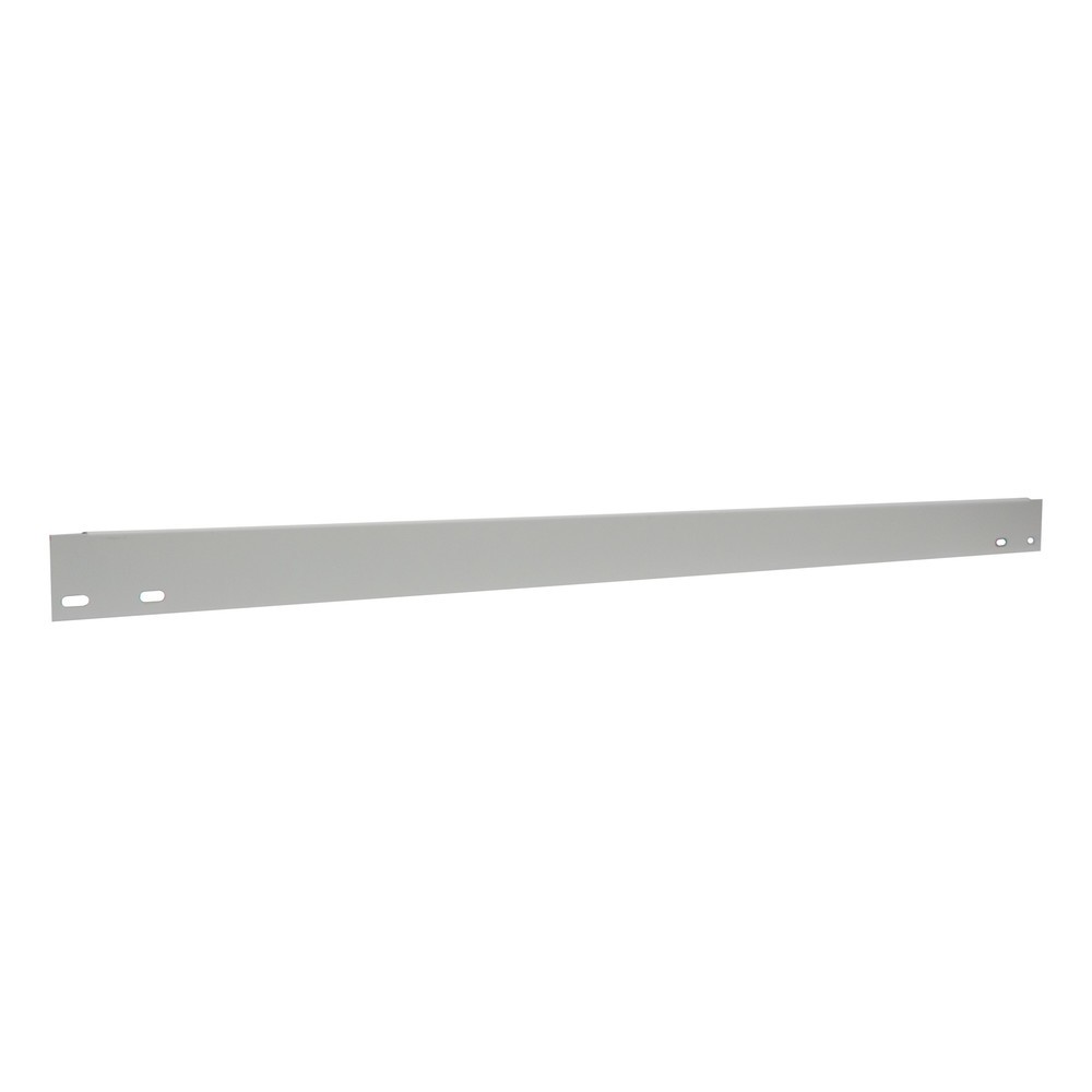 Produktabbildung: Anschlagleiste für SCHULTE Fachbodenregal, lichtgrau, HxB 55 x 750 mm