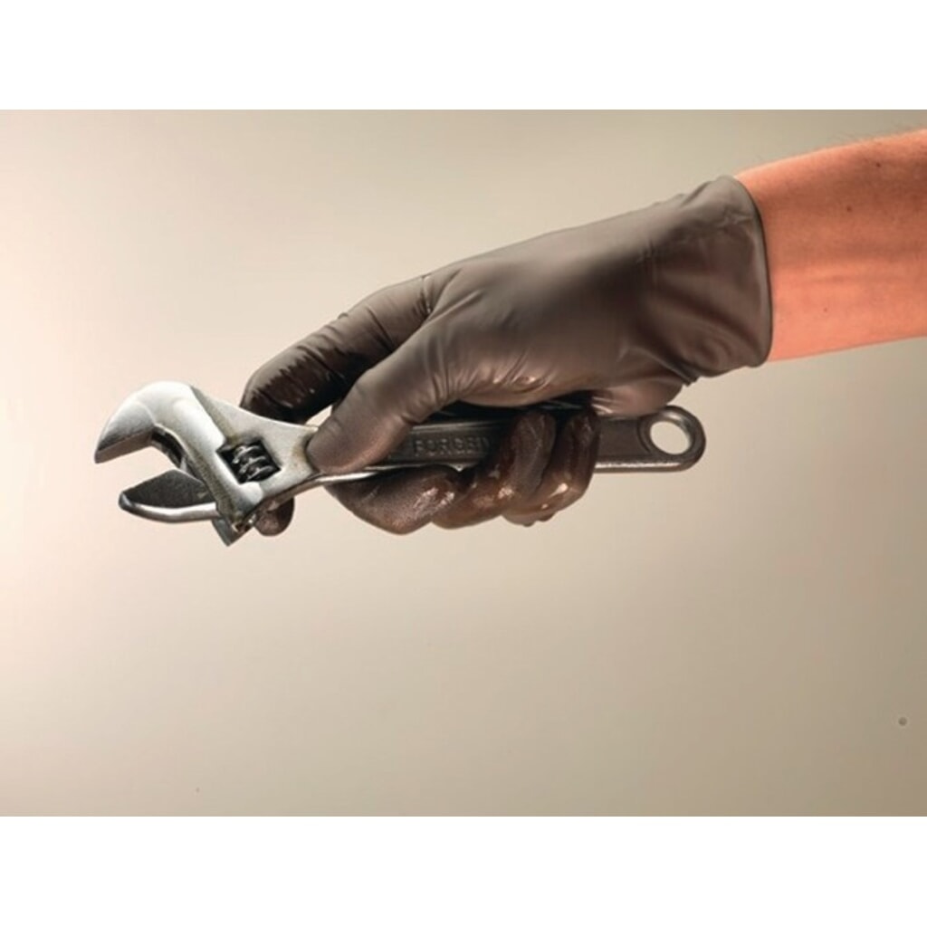 Ansell Einweghandschuhe TouchNTuff 93-250, Größe 9,5-10 anthrazit, Nitril Produktabbildung: Ansell Einweghandschuhe TouchNTuff 93-250, Größe 9,5-10 anthrazit, Nitril