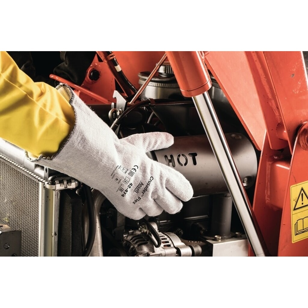 Produktabbildung: Ansell Hitzehandschuhe ActivArmr® 42-474, Größe 10 grau