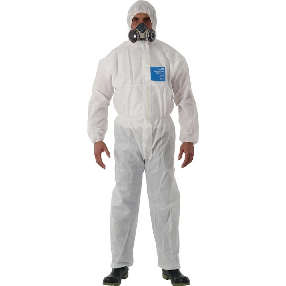 Produktabbildung: Ansell Schutzoverall AlphaTec® 1500 Plus, Größe S, weiß