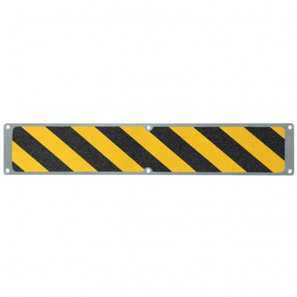 Produktabbildung: Anti-Rutschplatte, schwarz-gelb, LxB 635 x 114 mm