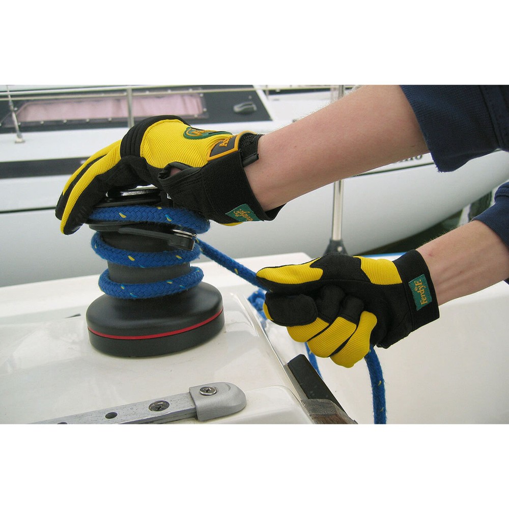 Produktabbildung Nr. 3: ANTI-SCHOCK Mechanics-Handschuh Elasthan-Rücken gelb, Größe XXL