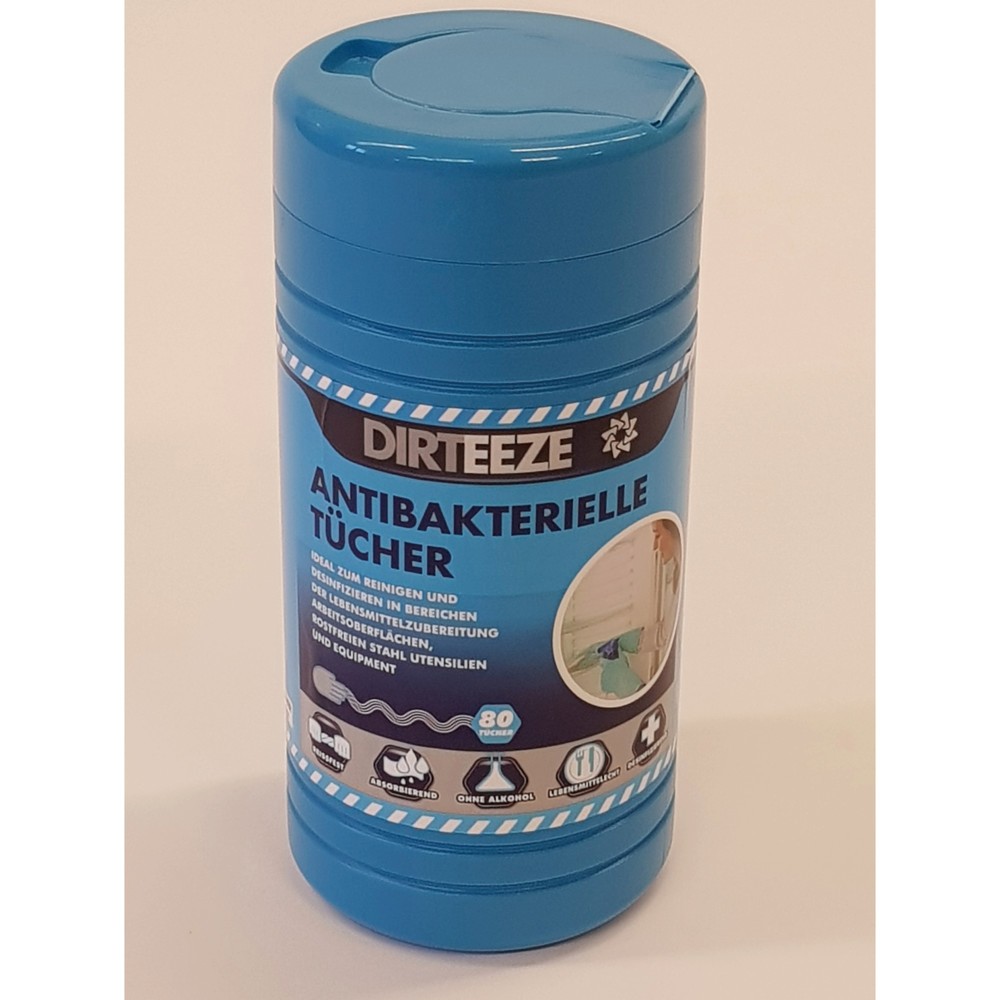 Produktabbildung Nr. 1: Antibakterielle Tücher, 8 Dosen à 80 Tücher