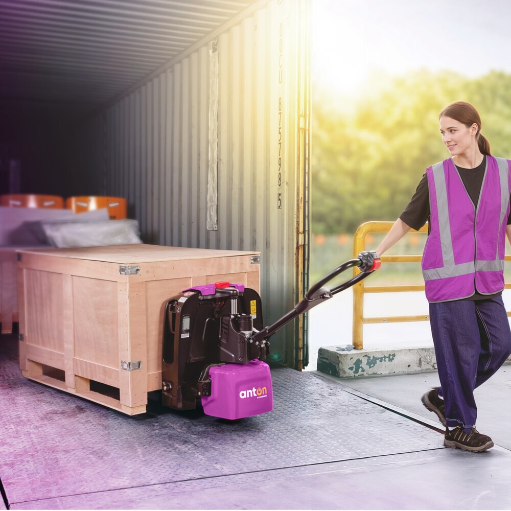 Produktabbildung Nr. 12: AntOn by Jungheinrich Elektro-Hubwagen PTL 1.5, extrabreit für Spezialpaletten, Tragfähigkeit 1.500 kg, Gabellänge 1.150 mm