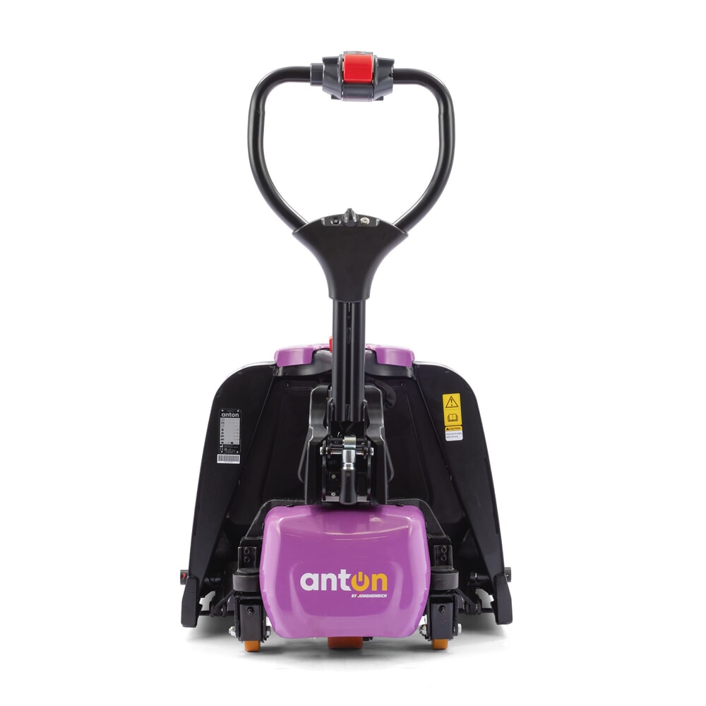Produktabbildung Nr. 2: AntOn by Jungheinrich Elektro-Hubwagen PTL 1.5 mit Stützrädern, extrabreit für Spezialpaletten, Tragfähigkeit 1.500 kg, Gabellänge 1.150 mm