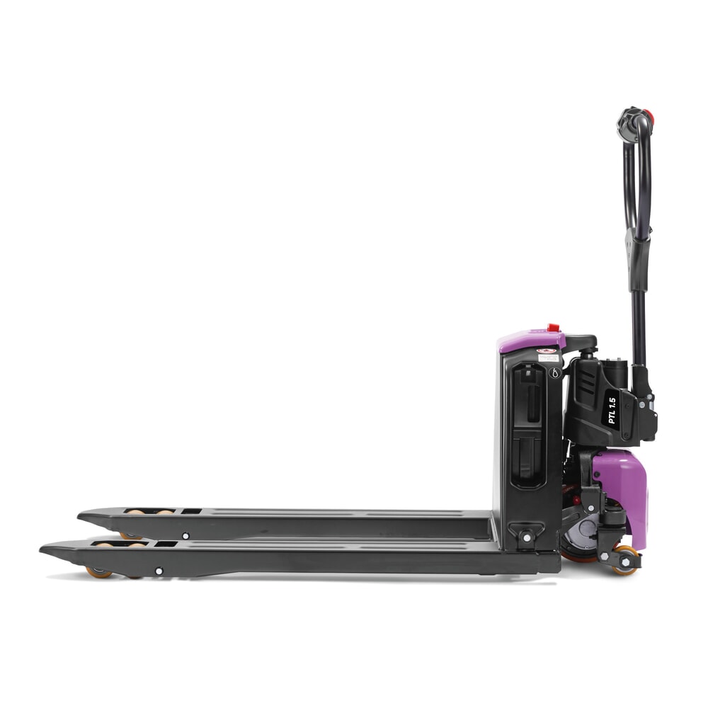 Produktabbildung Nr. 5: AntOn by Jungheinrich Elektro-Hubwagen PTL 1.5 mit Stützrädern, extrabreit für Spezialpaletten, Tragfähigkeit 1.500 kg, Gabellänge 1.150 mm