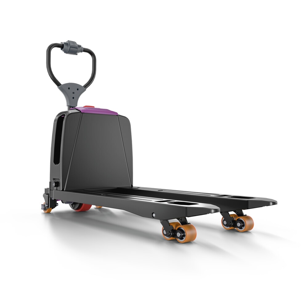 Produktabbildung Nr. 7: AntOn by Jungheinrich Elektro-Hubwagen PTL 1.5 mit Stützrädern, extrabreit für Spezialpaletten, Tragfähigkeit 1.500 kg, Gabellänge 1.150 mm
