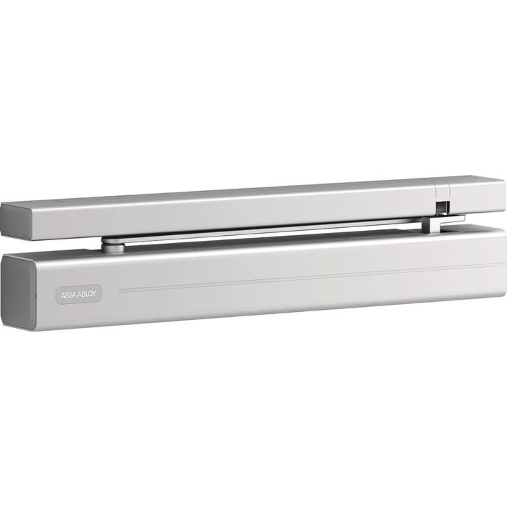 Produktabbildung: ASSA ABLOY Gleitschienentürschließer DC 700 CM, Normalmontage Bandseite EN 3-6, silber EN 3-6