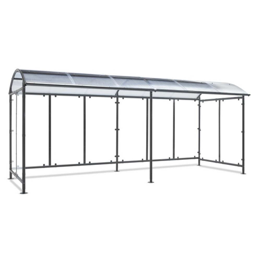 Produktabbildung Nr. 1: MOTTEZ Fahrradüberdachung zur Befestigung auf dem Basisunterstand