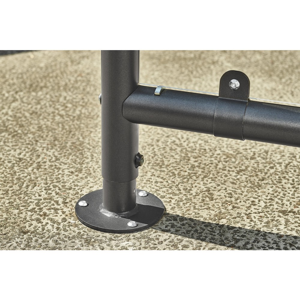 Produktabbildung Nr. 12: MOTTEZ Unterstand für 6 Fahrräder und 2 Scooter, Motorräder