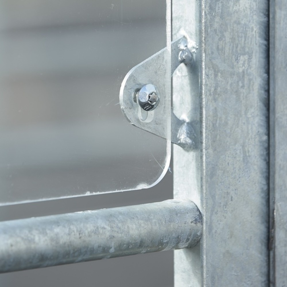 Produktabbildung Nr. 2: MOTTEZ Überdachung für geschlossenen Fahrradunterstand