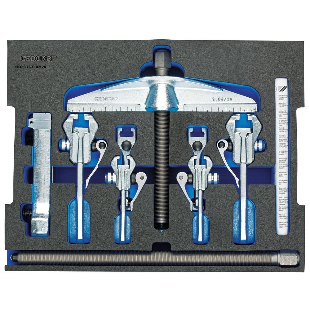Produktabbildung: GEDORE Abzieher-Sortiment, 2/2 L-BOXX 136 Modul 1100 CT2-1.04/12A