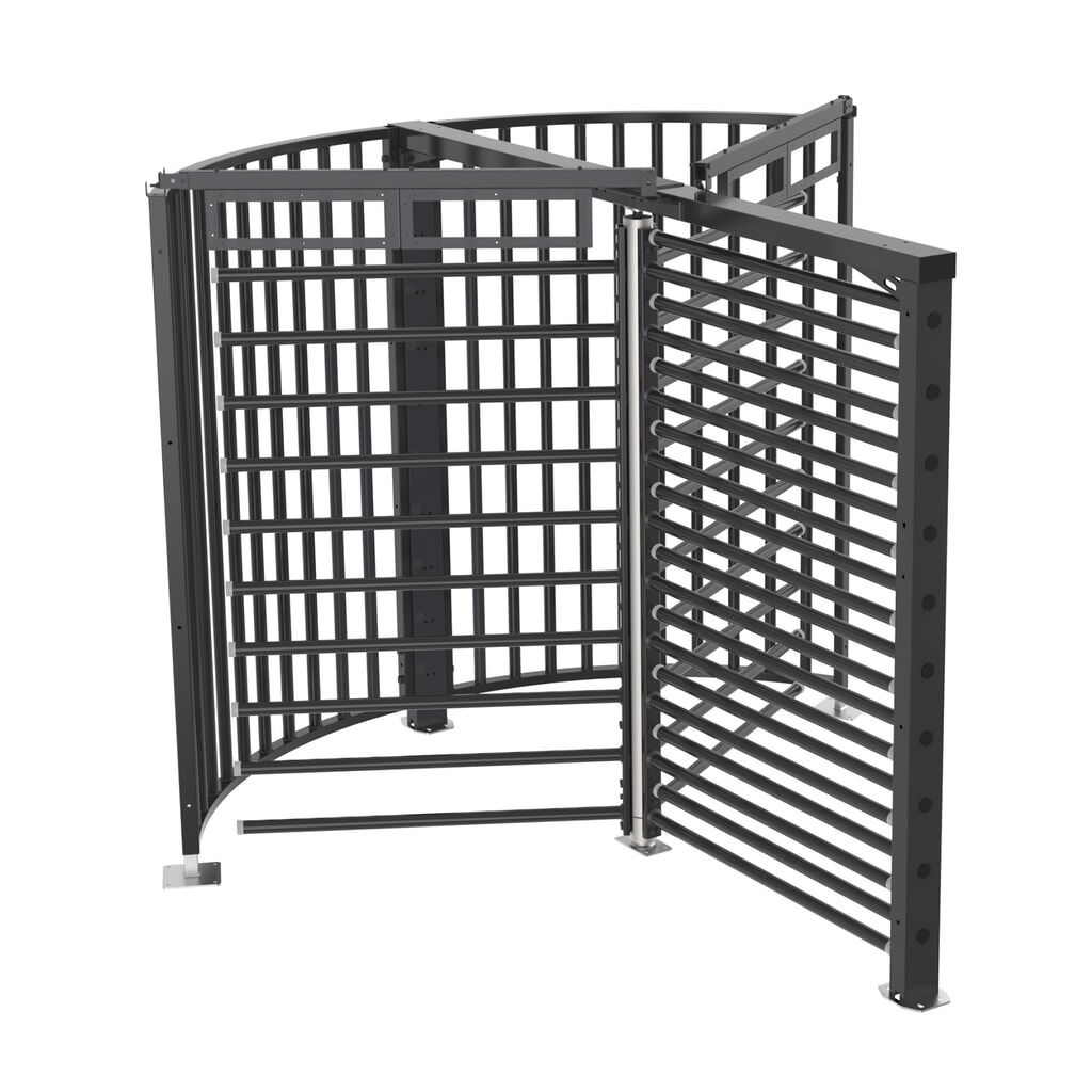 Mannus Drehkreuz DK 43/3 STR RAL0000HR Produktabbildung: Mannus Drehkreuz DK 43/3 STR RAL0000HR
