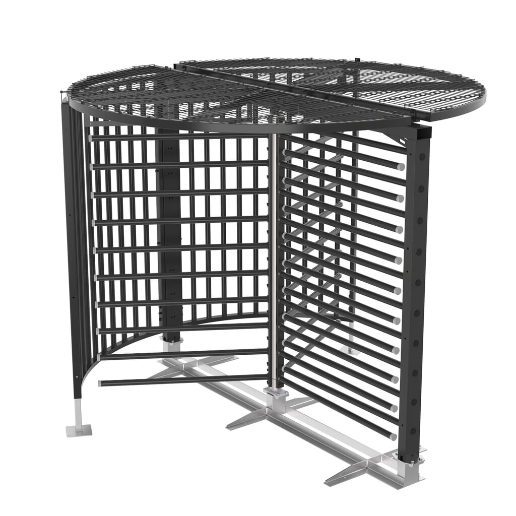 Mannus Drehkreuz DK 43/8 ÜSH RAL0000HR Produktabbildung: Mannus Drehkreuz DK 43/8 ÜSH RAL0000HR